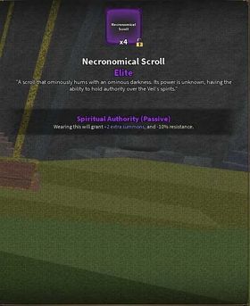 Necronomical Scroll | The Veil