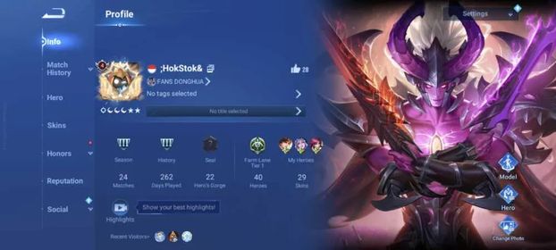 Global Hero 40 Skin 29: Okarun (Lam) KIC Luna, 2 Legend (Yao, Musashi) Momo (Daji) etc Log Google
