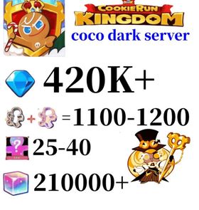 coco dark server|420K+ Crystals | 1100～1200 Cookie Cutters | random 25-35 Epic Cookies+Timekeeper Cookie+210000 Rainbow Cube+10000K gold coins|Beast's Heritage Selection Chest is not used|Ancient Cookie Selection Chest|Beast's Heritage Selection Chest is not used|Ancient Cookie Selection Chest|Legendary Cookie Selection Chest | Plot progress 1-3] iOS/Android Cookie Run: Kingdom