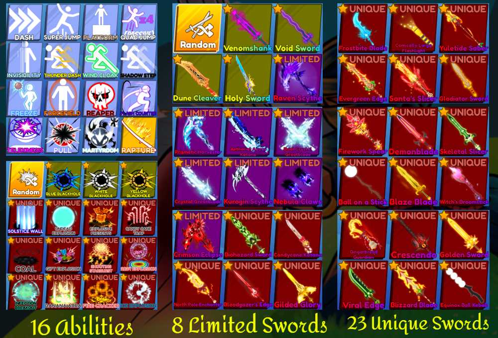 Blade Ball | 8 Limited Swords | 23 Unique Swords | 16 Abilities 