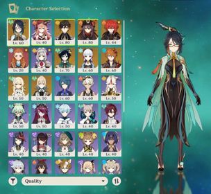 NA AR53 | 5 stars*9 | Xianyun+Zhongli+Venti+Kamisato Ayaka+Tartaglia+Hu Tao+Diluc(C1)+Jean+Skyward Spine lots of 4* characters and weapons Female endgame account | 42 characters