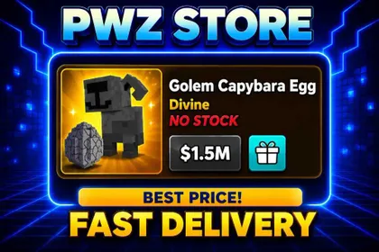 4x Golem Capybara Divine | Capybaras VS Plants