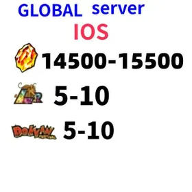 GLOBAL[IOS][INSTANT]14500+ Dragon Stones+5-10 LR+5-10 limited role DRAGON BALL Z DOKKAN BATTLE Farmed Starter Account|Dragon Ball Z Dokkan Battle