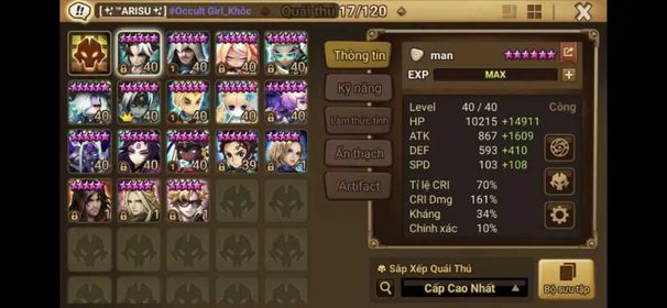 SWS264 – Asia Endgame Account | 12 LD5, Lucifer, Vivachel, Lora, Dorothy & More
