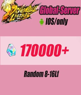 Dragon Ball Legends/[iOS only]170000 Time Crystals] + Random 5-10LF || BIND ID || Full Story || Fast Shipping