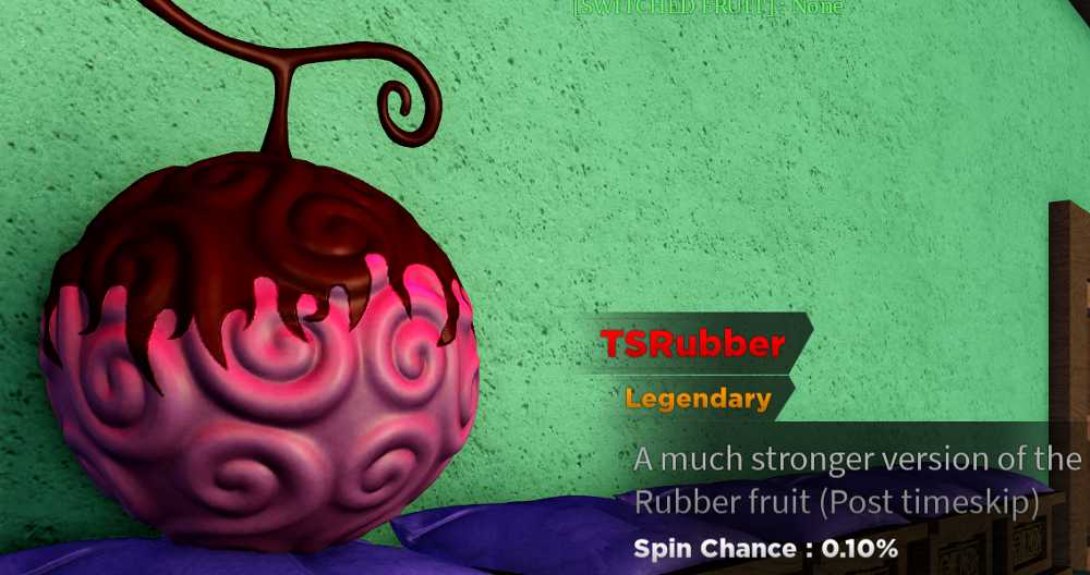 [Fruit Battlegrounds] TSRubber Fruit Level 1 / 670 Gems Starter Unverified Account