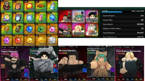 Instant Delivery Account Clean Kenpachi Unbound Toy Maker Unbound Puppet Unbound Sabo Primordial Yuta Primordial[ikbl022]