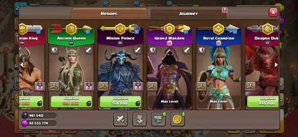 AWESOME QUEST SET WITH SCENERY | TH18 MAX ALMOST | 70% DISCOUNT SHOP | 30X SKINS | 4X SCENERY | HERO:106-109-86-85-55-22 | 16 EPIC | GOOD ARMY | GOOD PETS | EMAIL CHANGE | XP-239