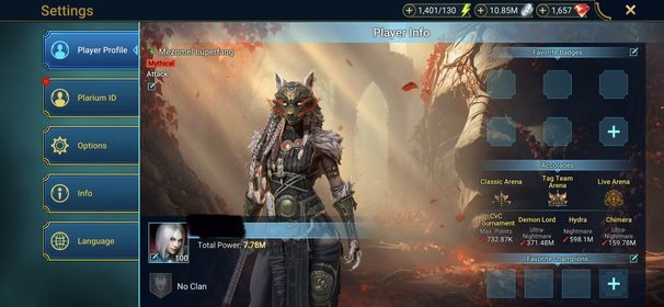 [5 Mythical Champions][7.78M] Lady Mikage,Siegfrund,Mezomel,Anahia,Embrys + 76 LEGENDARY (Talenna(6*) 468,Marius,Bayek,Leonardo+Raph+Donnie+Mich,Narses,Chalco,Celendiel,Lamasu,Maria(6*),Kassandra(6*),Predator...) + 1k UNM + 1k NM HYDRA + Mythic relic x7