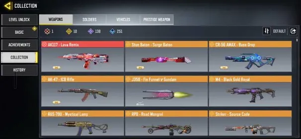 Cheapest 🚨 Ak117 Lava Remix 🔥 1 Mythic 10 Legendary Weapons 🚨 Cool Epics 🚨 Safe 💯 Instant Delivery