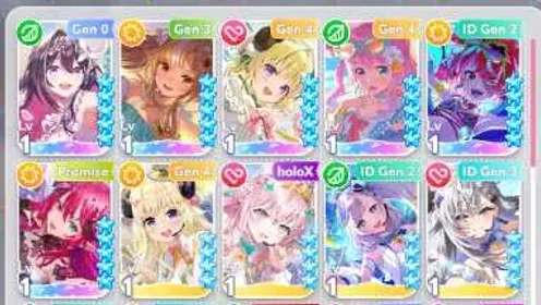 NA starter 6 ssr summer luna summer ollie azki flare watame irys