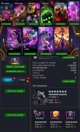 [Instant] Valiant account| 62 7-star heroes| 57 6-star heroes| Full Access| Android/ ios