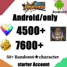Global⭐Android💎[Instant Shipping][4500+RD][7600+GF] 4★St. Ethanbaron V. Nusjuro 】50+Random 6 Star Character [starter account]][Instan Delivery]