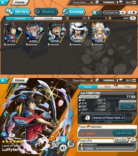 ANDROID ONLY - RD 1017 - GF 908 - LVL 2 - 4 EX META - GARP - SABO - ROB LUCCI - SSNAKE - BR954
