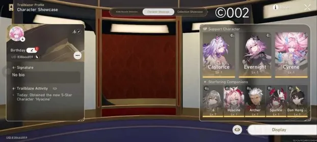 ©002 | STARTER REMEMBRANCE PREMIUM TEAM | ASIA | FEMALE | TL 4 | CASTORICE EVERNIGHT CYRINE HYACINE ARCHER SPARKLE | CONTRACT FATE ON | GOLDEN COMPANION SPIRIT X3 | DEPARTURE WARP BEGGINER ON 30/50 |