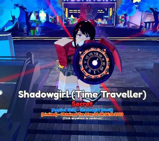 Homura - Shadowgirl - Anime Adventures- AA - SSS - RANGE