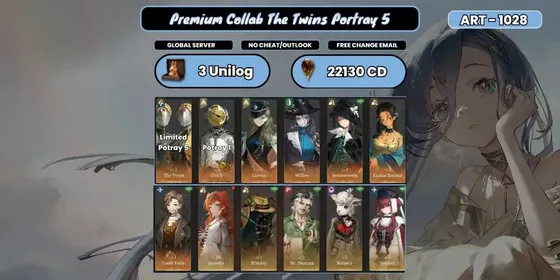 Global | 13 x 6 Star | The Twins P5 + Ulrich P1 + Corvus + Willow + Semmelweis + Kaala Baunaa + Tooth Fairy | 3 Unilog | 22130 Clear Drop | Novice Banner Available | Fast Delivery | ART028