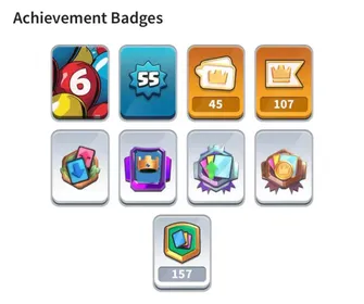 LVL 55 | KT 15 | 9.7K Trophies | 4,940 Gems | 11 Evos | 1 Hero | 45 Emotes | 4 Skins