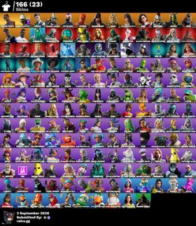 PC/PSN/Xbox/Nintendo 166 skins | Travis Scott | Subzero Cryptic | Midas | Eternal Knight | Catalyst | Hybrid | Blackheart | Zeus | Gear Specialist Maya | Rox | 100 VB