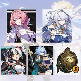 Asia|Female lv 8-12| Remielle Dan + Velina + Dialyn + Lucia + Lucia Weapon  + Random 4-star character|Fast delivery