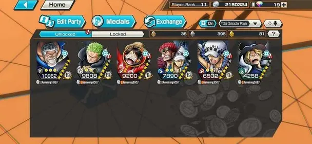 [4230] [IOS+ANDROID] 4 EX / Garp + Kid Law + Law + Sabo , Solo Fresh