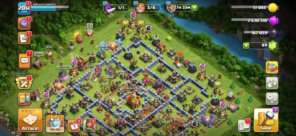 TH16 MAX | NICE TROOPS AND DEFENCE | XP-200 | NC YES | [HERO-62-63-51-56-28-1] | GOOD EPIC EQUIPMENT | MAGIC ITEMS | FULL ACCESS