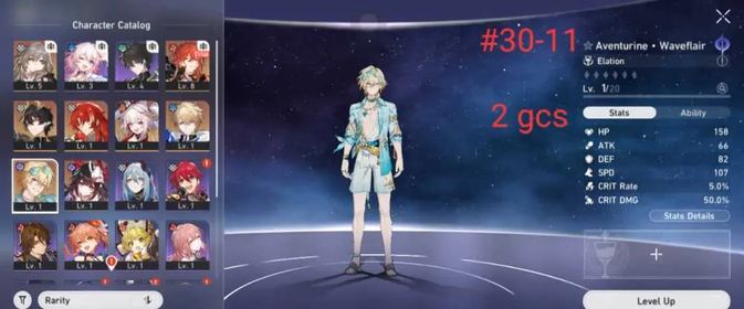 ASIA | TL 4 | AVENTURINE WAVEFLAIR + SPARXIE + DANHENG PT + SPARKLE + GOLDEN COMPANION SPIRIT X 2 | FEMALE MC #30-11
