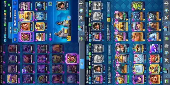 KT 11 | Legendary 12 | Evolutions 1 | Xp 31 | Card Level 12 = 4 | Gold 230K | Trophies 6386 | Hero Knight | Accounts Clash Royale