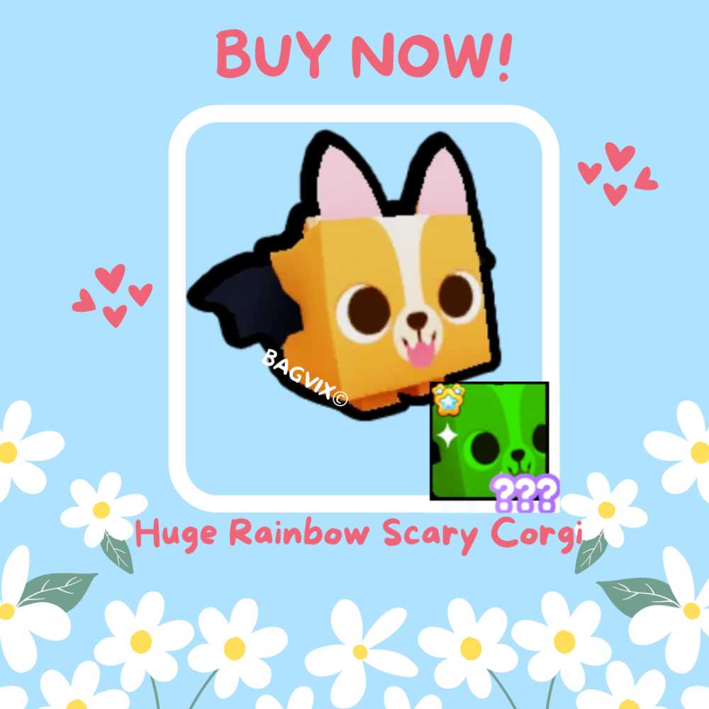 Rainbow Huge Scary pet simulator x pet sim psx pet sim x