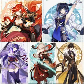 Asia|AR10|Mavuika+Yelan+Raiden+Kazuha+Zhongli|5 5-star characters|8-15 four-star characters|No birthday set, no email bound|Able to explore 100%|can log in normally immediately|Genshin Impact