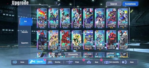 SDG141 – GLOBAL Endgame Account | 100K+ Diamonds, 12 Limited UR Gundams + 5 Limited Supporters