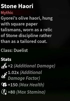 Get Stone Haori (Service) | Slayers 2
