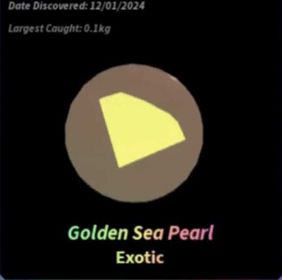 Fisch Golden Sea Pearl x1