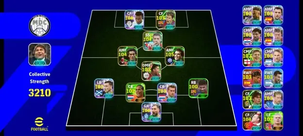 🤯3x Best Blitz Curler Players🤯⚡Blitz Curler Mbappe (106)⚡Epic Savlola (105)⚡Blitz Curler Suarez (104)⚡Epic Matthaus (105)⚡Epic Donadoni (104)⚡Best GK Donarumma (106)⚡Epic Rooney (104)⚡Epic Rijkaard⚡Epic Steven Gerrard⚡Epic Inzhagi⚡G.O.A.T Messi⚡Blitz Curler Neymar⚡Epic Jan Koller⚡Epic Costa⚡Yamal⚡Isco⚡De ligt⚡Halaand⚡Olmo⚡Mac Allister⚡De Bruyne⚡Kovacic⚡  Robertson⚡Van Dijk⚡Araujo⚡New Paid Manager Antonio Conte (90) with Best Mangers⚡Best POTW/Showtime/Highlight Cards⚡Only Konami⚡