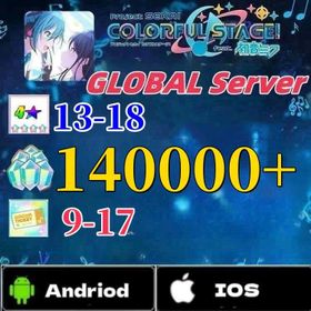 GLOBAL Server] 140000+ Crystal]+Random 13-18 four-star+3-star Character Scroll: 9+|Beginner account - Completed tutorial only| Fast and safe delivery|Project Sekai