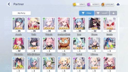 Global - Unlinked Full T0 5⭐️Kouchou 5⭐️Yuria, 5⭐️Victoria, 4⭐️Ines and more