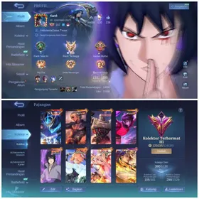 ⚡SOYOU SASUKE⚡ASPIRANT FANNY x CHANG'E x GUINEVERE⚡LEGEND GUSION⚡KOF CHOU x DYROTH⚡TRANFORMER GRANGER⚡COLECTOR ARLOTT⚡LUCKYBOX SELENA x KAJA x CLAUDE x LEOMORD x LUNOX x KIMMY x AKAI x EUDORA x CHANGE x GUIN⚡390 Skins | 133 Herroes | Max Emblem | Moonton log in | FULL ACCES ANDROID+IOS