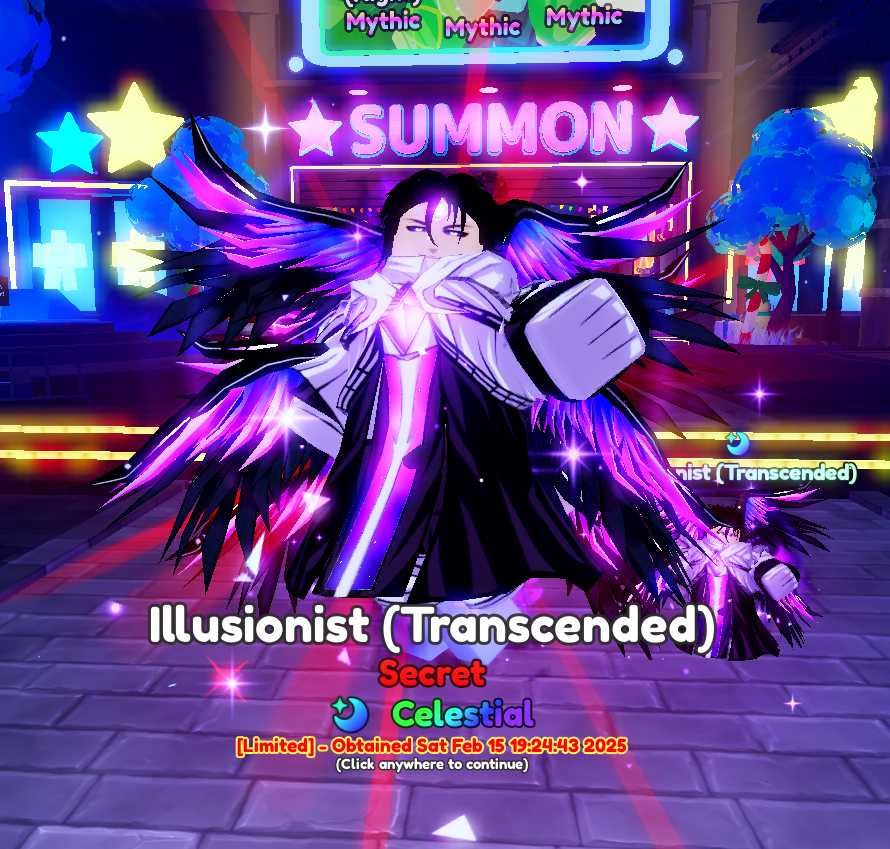 STARTER AA AIZEN/ILLUSIONIST (TRANSCENDED) CELESTIAL | Anime Adventure